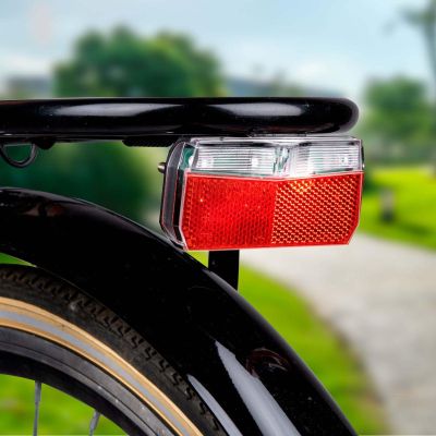17. TYLNE ŚWIATŁO ROWEROWE 3 LED SMD DUNLOP ZASILANIE DYNAMO