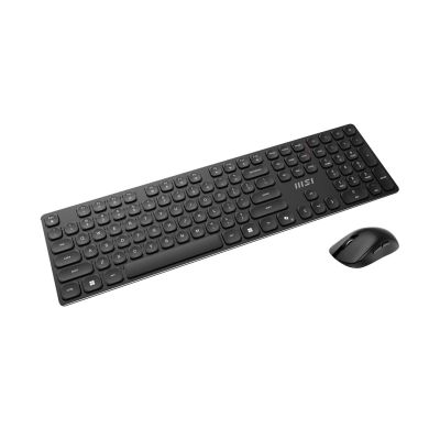 24. Zestaw klawiatura + mysz MSI Forge K210 Wireless Mouse and Keyboard Combo bezprzewodowe czarne