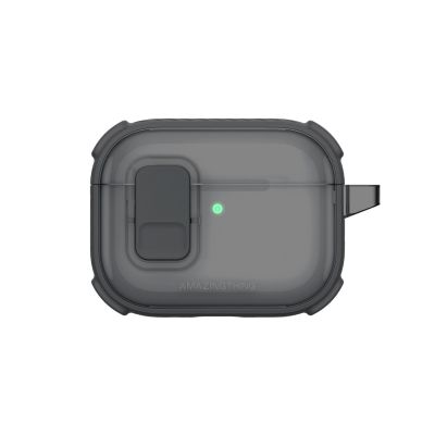 Etui AMAZINGTHING Titan Pro Mag Case Clear do AirPods Pro 3 - czarne