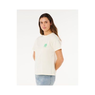 2. Koszulka damska RIP CURL Surf Puff Party Pack Relaxed beżowa