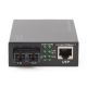20. Konwerter mediów Gigabit PoE RJ45 / SC, MM, PSE