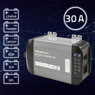 2. Inteligentna profesjonalna ładowarka Monolith do akumulatorów LiFePO4 AGM GEL SLA 30A 12V