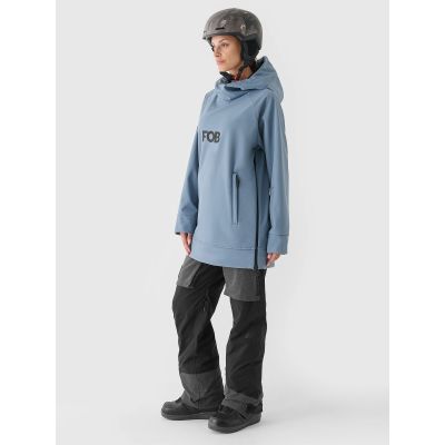 2. Bluza snowboardowa z softshellu membrana 5000 damska 4F 4FWAW24TSOFF289-32S