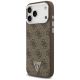 2. Etui Guess 4G Triangle Logo MagSafe na iPhone 18 Pro Max / 17 Pro Max - brązowo-srebrne