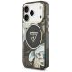 2. Etui Guess IML Glitter Flowers Triangle MagSafe na iPhone 18 Pro Max / 17 Pro Max - czarne