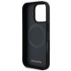 7. Etui Mercedes Textured And Plain Leather MagSafe na iPhone 16 Pro - czerwone