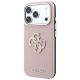 2. Etui Guess Grained & Big Resin Logo na iPhone 18 Pro / 17 Pro - różowe