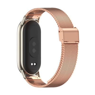 4. Pasek Tech-Protect MilaneseBand na Xiaomi Smart Band 8 / 8 NFC - różowy