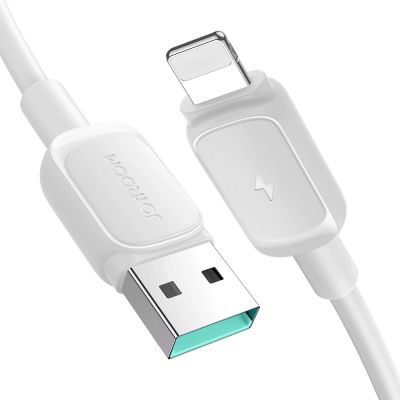 Kabel Joyroom Multi-Color Series A14 Lightning / USB-A 2.4A 1.2 m - biały
