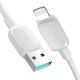 Kabel Joyroom Multi-Color Series A14 Lightning / USB-A 2.4A 1.2 m - biały