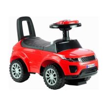 Jeździk dla malucha auto czerwone świeci + gra przy kierownicy 613W