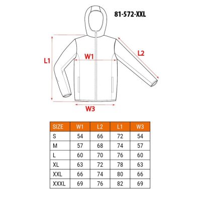 NEO tools 81-572-XXL ubranie robocze Kurtka