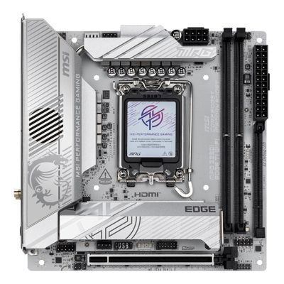 2. Płyta MSI MPG Z890I EDGE TI WIFI /Z890/DDR5/SATA3/M.2/TB4/WiFi/BT/PCIe5.0/s.1851/mITX
