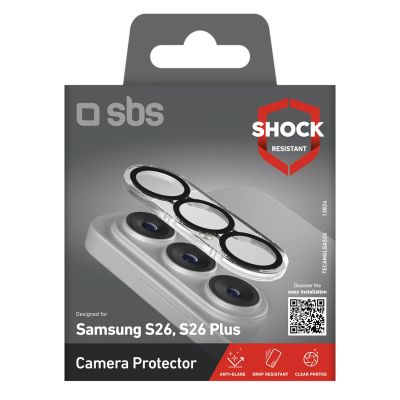 2. Szkło ochronne SBS na tylną kamerę do Samsung Galaxy S26 - z czarną ramką