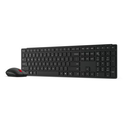 5. Lenovo 4X31S04814 klawiatura Dołączona myszka Biuro RF Wireless + Bluetooth Niemiecki Czarny
