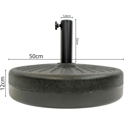 11. PODSTAWA DO PARASOLA OGRODOWEGO 22KG SASKA GARDEN