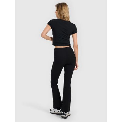 2. Legginsy dzianinowe z rozszerzanymi nogawkami damskie 4F 4FRAW25TTIGF320-20S