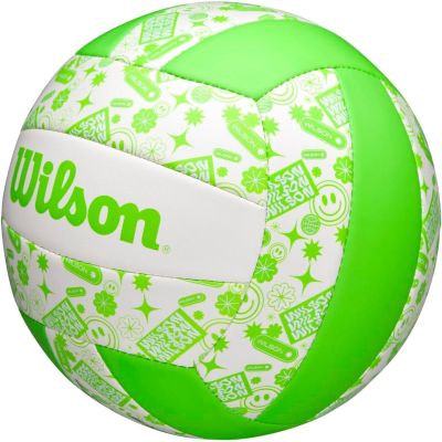 10. PIŁKA SIATKOWA WILSON STAMP VB ZIELONO BIAŁA