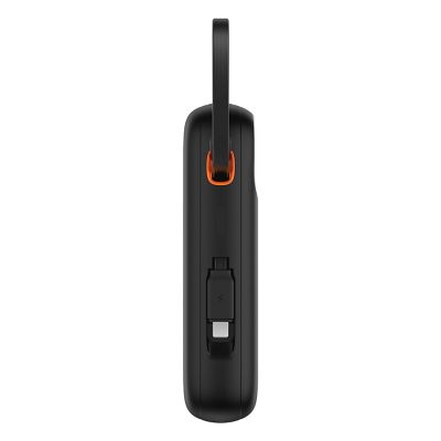 3. Powerbank Baseus QPow 2 30W 10000mAh z wbudowanymi kablami USB-C - czarny