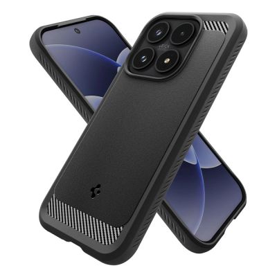 11. Etui Spigen Rugged Armor na Xiaomi 17 - czarne