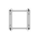 7. Open Rack 19'' 12U 600x600-1100 regulowany szary Lanberg