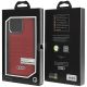 7. Etui Audi Synthetic Leather z MagSafe na iPhone 15 Pro Max - czerwone