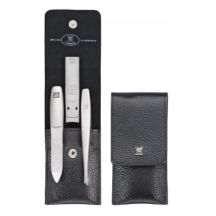 Zestaw do manicure ZWILLING 97119-004-0 Twinox – czarne, skórzane etui, 3 elementy