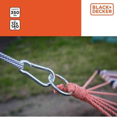 8. KARABIŃCZYK STALOWY 2SZT BLACK + DECKER