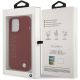 7. Etui BMW Silicone Big Logo MagSafe na iPhone 15 Pro - czerwone