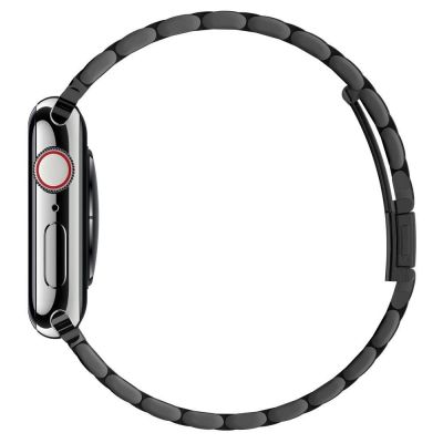 8. Pasek Spigen Modern Fit Band na Apple Watch 4 / 5 / 6 / 7 / 8 / SE / Ultra (42/44/45/49 mm) - czarny