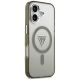 4. Etui Guess IML Gradient Triangle Logo MagSafe na iPhone 17 - oliwkowe
