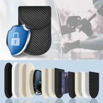 7. Etui na kluczyki samochodowe Tech-Protect KLR100 blokujące RFID- czarne - carbon