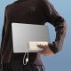 8. Powerbank Baseus EnerFill FC41 20000mAh 100W z wyświetlaczem cyfrowym z dwoma wbudowanymi kablami USB-C - beżowy