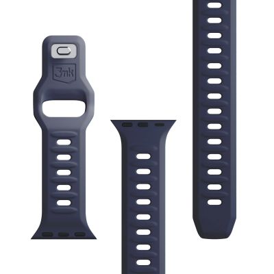 16. Pasek silikonowy 3mk Silicone Watch Strap do Apple Watch 38 / 40 / 41 mm -szary