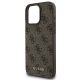 6. Etui Guess 4G Classic na iPhone 16 Pro Max - brązowe