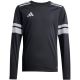 2. Koszulka dla dzieci adidas Squadra 25 Long Sleeve Jersey czarno-biała JJ0047