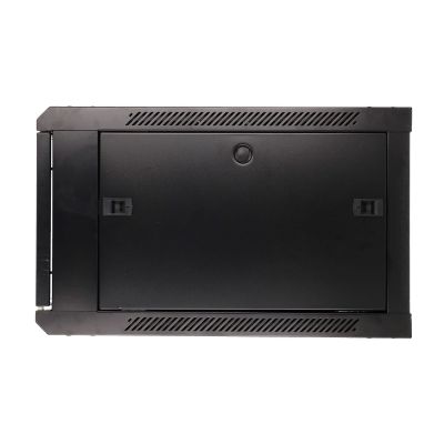 5. Extralink Szafa rack 6U 600x600 Czarna montowana na ścianie