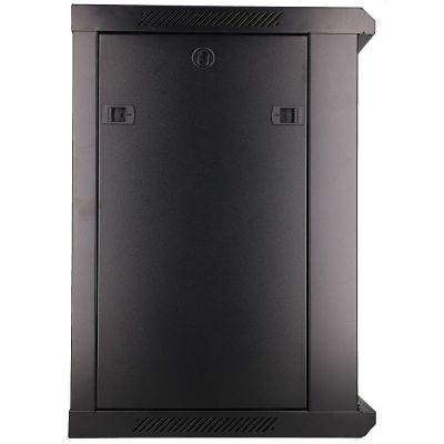 2. Extralink Szafa rack 12U 600x600 Czarna montowana na ścianie