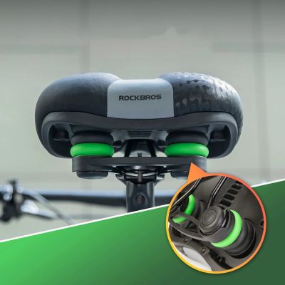 5. Siodełko rowerowe Rockbros 6876 komfortowe ergonomiczne - czarne