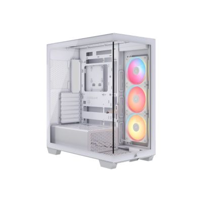 2. Obudowa komputera typu mid-tower CORSAIR 3500X LX-R RGB iCUE LINK biała ze szkła hartowanego