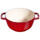 3. Zestaw do fondue Staub - 18 cm, Czerwony
