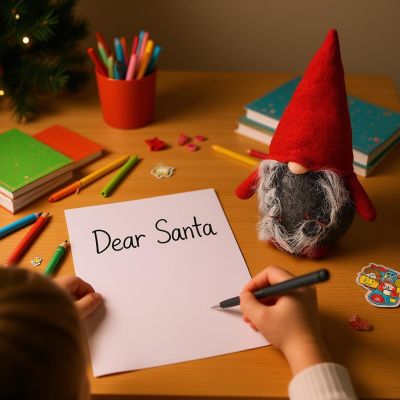 6. SKRZAT KRASNAL GNOM ŚWIĄTECZNY 16x13x30CM