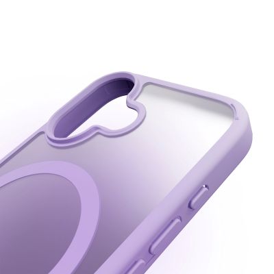7. Etui Puro Gradient TPU kompatybilne z MagSafe na iPhone 17 - fioletowe