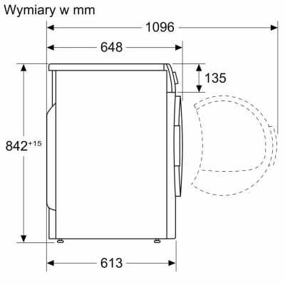 8. Suszarka do bielizny BOSCH WQG233DNPL