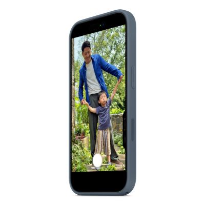 6. Silikonowe etui Apple iPhone 17 z MagSafe - Kotwica Niebieskie