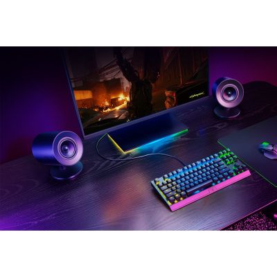 3. Razer Nommo V2 X Pełny zasięg Czarny Przewodowy i Bezprzewodowy