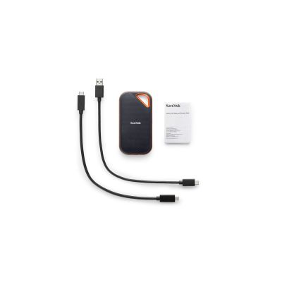 9. Dysk zewnętrzny SSD SanDisk Extreme PRO Portable (1TB; USB 3.2; 2000 MB/s; SDSSDE81-1T00-G25)