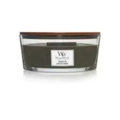 5. WoodWick Frasier Fir świeca Elipsa Szary 1 szt.