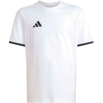 9. Koszulka dla dzieci adidas Entrada 26 Tee biała JZ6670