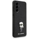3. Etui Karl Lagerfeld Fixed Glitter Ikonik Logo Metal Pin na Samsung Galaxy A56 - czarne